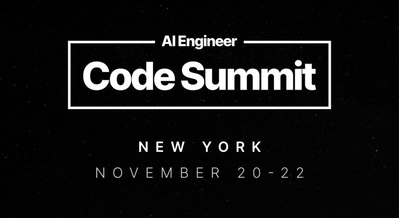 AI Engineer Code Summit -- New York, November 20-22, 2025.